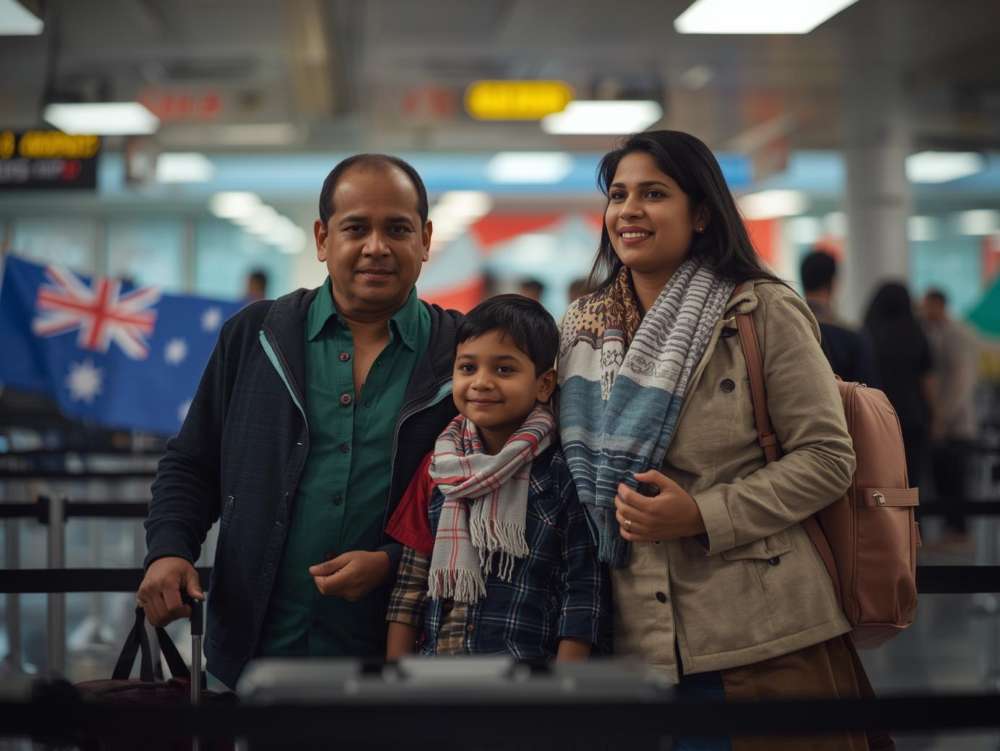 A bangladeshi family is moving to Australia