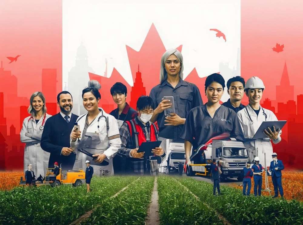 Various high demand occupations in Canada.