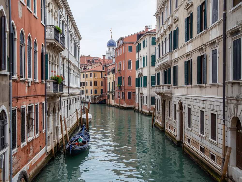 Tourism place in Schengen area (Venice).