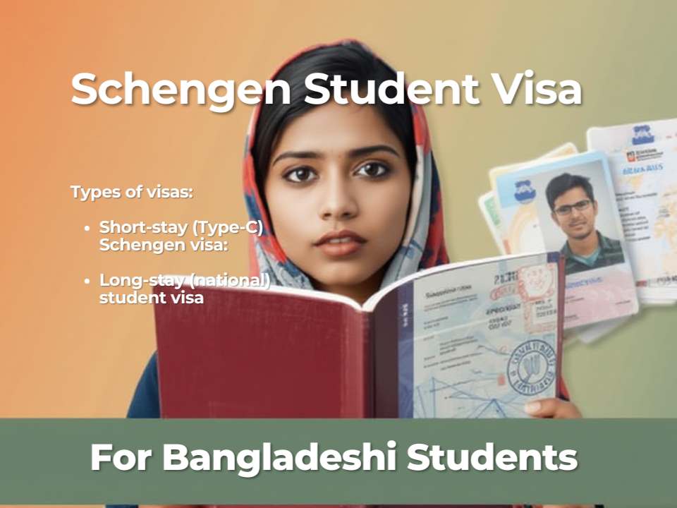 Types of Schengen Visa for Bangladeshi students