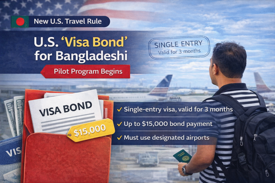 বাংলাদেশিদের সিঙ্গেল এন্ট্রি ভিসা দেবে যুক্তরাষ্ট্র