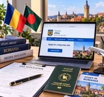Romania Study Visa 2026 Dhaka consular mission and eViza appointment